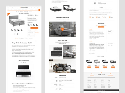 Product page design for Bedre Nætter website / Magento 2