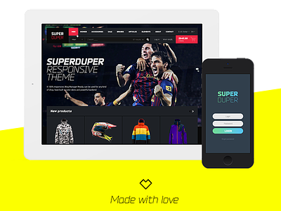 Super Duper. Amazing big theme! 150psd blog duper hezytheme magento portfolio psd retina shop store super superduper
