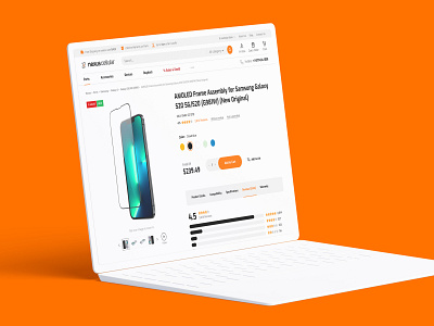 Product page for NexusCellular website. Magento 2