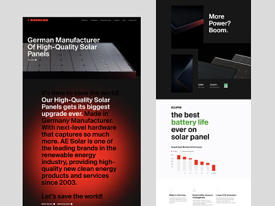 AE Solar website. German Manufacturer Of Solar Panels
