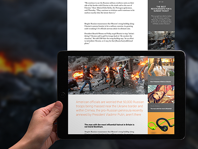 A-Bomb a bomb flat hezy magazine minimal news psd style template theme