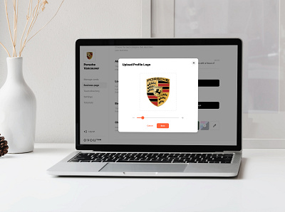 Upload profile logo for OVOU Team. Dashboard SaaS basov card dashboard dashboard design desktop resolutions digital card manage cards minimal minimalistic mobile app mobile profile ovou saas design smart team teams ui ux web