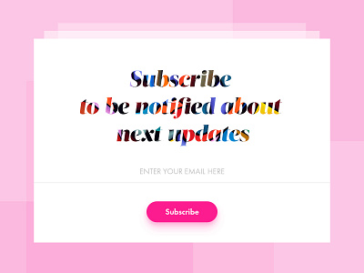 Day 016 — Subscribe daily100 dailyui day016 download free freebie psd subscribe ui ux widget