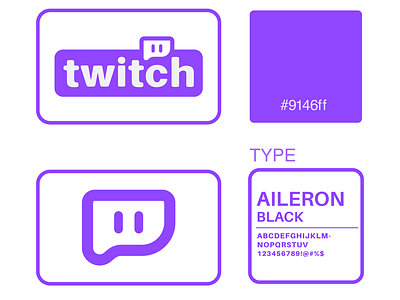 Twitch Rebrand Concept adobe brand identity branding design illustrator livestram logo logodesign logos minimalism vector