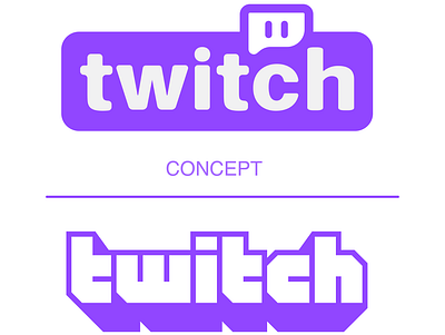 Twitch Concept continued brand identity branding livestream logo logodesign logos twitch twitch logo twitch.tv typography