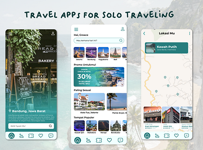 Travel Apps for Solo Traveling graphic design mobile ui uiux