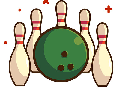 Bowling art bowling bowling ball bowling pin branding design for sale icon illustration logo sport vector