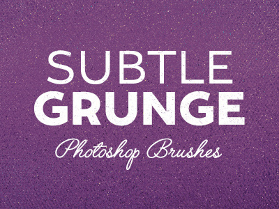 Subtle Grunge Brushes 5 brushes grunge texture