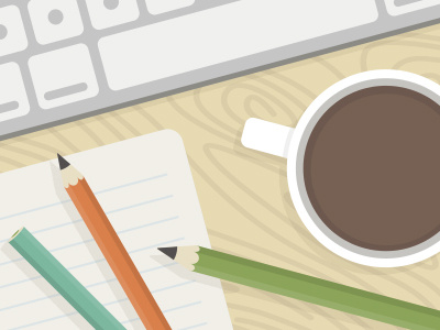 Office Stuff - Creative Market by Liam McKay on Dribbble