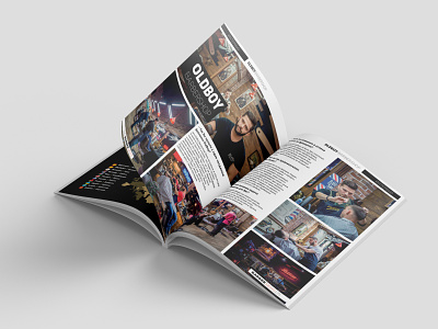 Journal pages adobe indesign barbershop design layouting magazine magazine design polygraphy