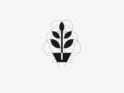 Plant/ tree Concept branding graphic design logodesign minimal modern professional logo typography vector