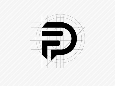 PF Logo Concept branding graphic design illustration logo logodesign minimal modern professional logo typography vector