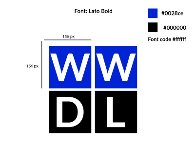 WWDL Logo Design brand identity