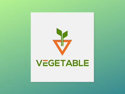 Vegetable Logo| V With Leaf Logo| Tree Logo