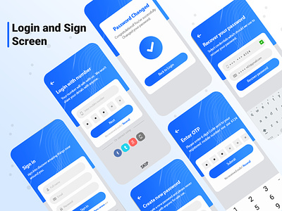 Sign up and Sign in Screen