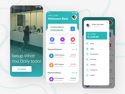 Bank mobile app