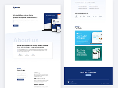 FinityOne Landing Page Redesign landing page redesign web design