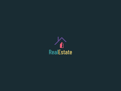 Vintage Real Estate Vector Logo