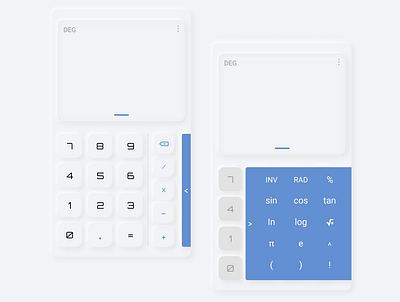 Calculator Design app calculator design neumorphism ui ux