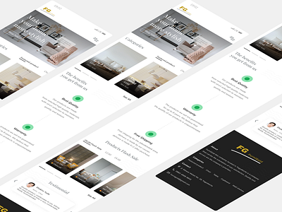 Mobile Version - Website FurniGold app dark design furniture home light mode typography ui ux web