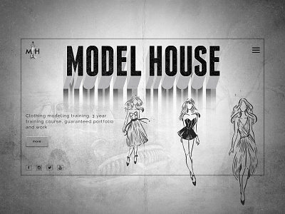 Model House creative design design art designer graphic ui uidesign uidesigner ux uxdesign webdesign website