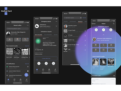 Mobile APP Design - Medical card app app design design figmadesign hospital illustration medical medical app mobile mobile app mobile app design mobile design mobile ui ui ux