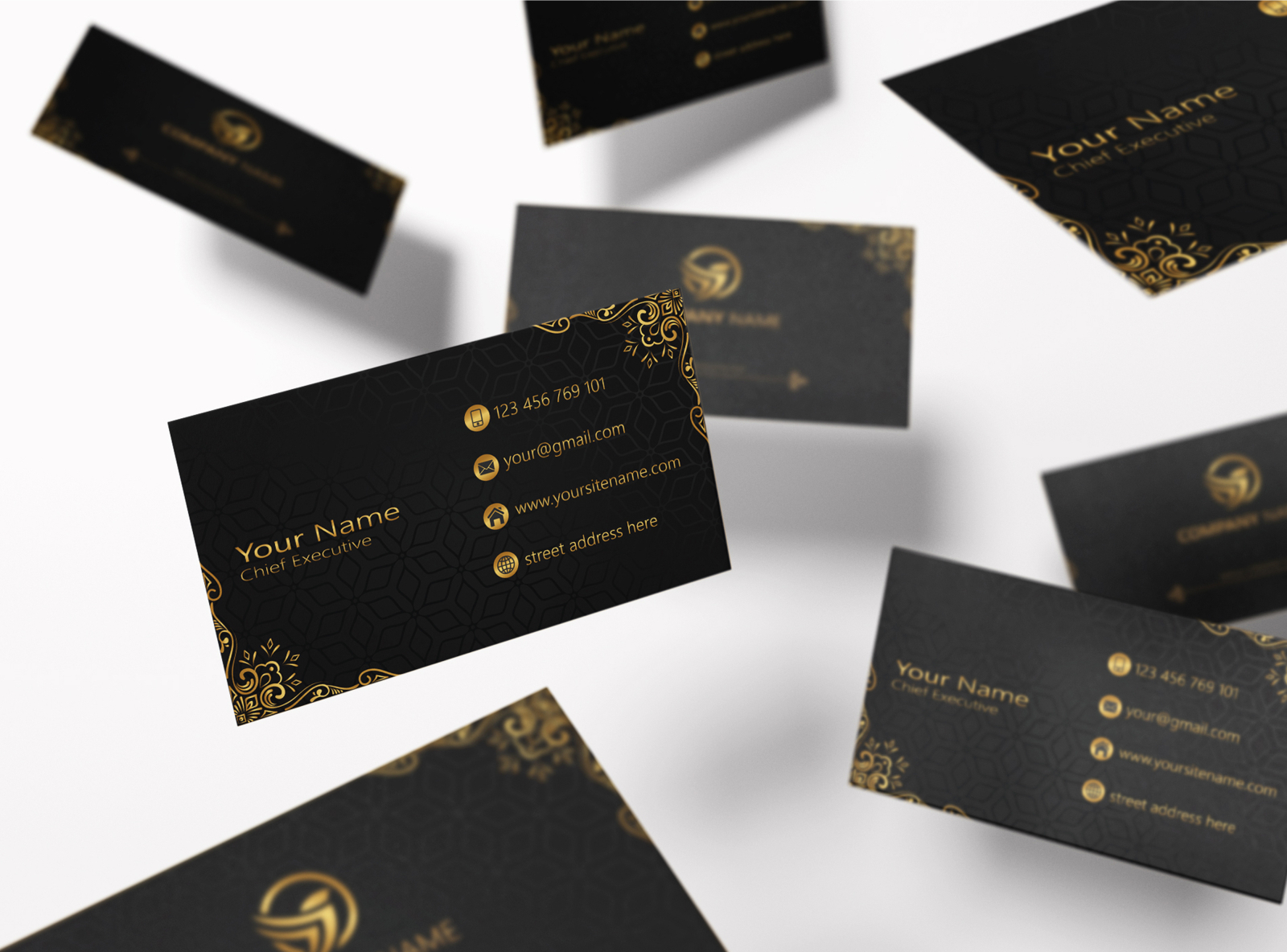 Luxury Business Card Design By Abid Hasan On Dribbble