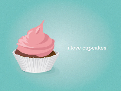 Cupcake baking cupcake drawing food icing illustrator love valentines vector