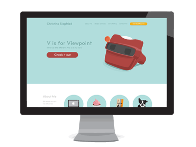 New Portfolio Website branding button cinema display circle illustration viewfinder website