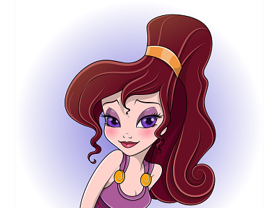 Beautiful Meg from "Hercules". Fan art