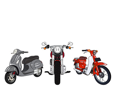 3Motor 2d art illustrator vector