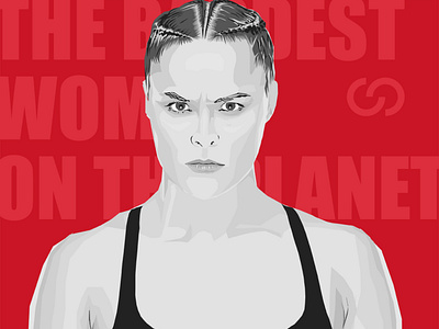 Ronda Rousey 368 portraits 368studio 4hw illustraion mma ronda rousey ufc wrestling wwe