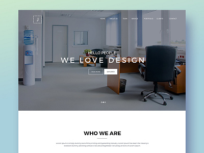 Landing Page by Saidur Rahman on Dribbble