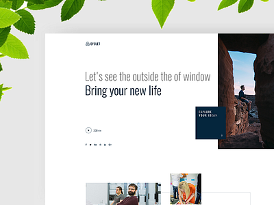 WIP: Eyelet Creative Landing Page Design