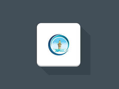 Focused Muslim – Prayer Times Apps Design app focused grand icon icon app iconography icons identity illustration illustration art ios ipad iphone islamic kaba makkah material mecca mosque muslim