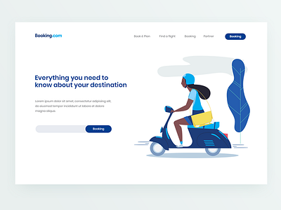 Booking.com redesign Idea Exploration! app beta booking.com branding business clean color creative design exploration illustration landing logo page redesign trend typography ui ux website