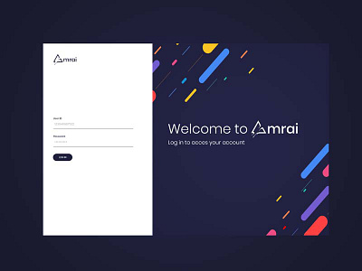 Login Panel UI design Exploration