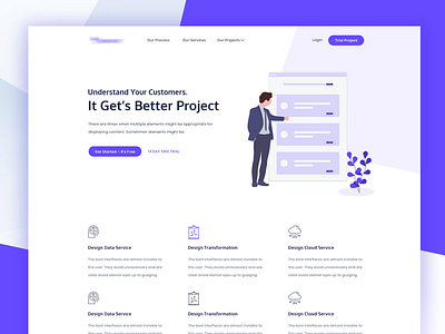 Projects Management Landing Page Idea Exploration 2 app clean collaboration communication illustration layout logo management minimal project project management schedule team timeline tracking typography ui ux vector working