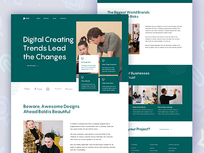 Laza ll Landing Page design agency app app project business creative customer dashboard design art design task digital illustration dotpixsel homepage landing page saas app service design software design technology typography web design webpage design