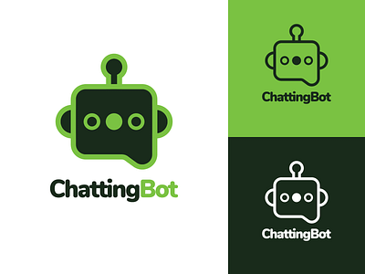 Chatting Bot Logo Design