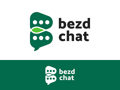 Bezd Chat Logo Design b brand branding chat chatting design graphic graphics icon identity illustration letter logo message messenger talk vector