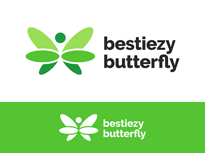 Bestiezy Butterfly Logo Design animal brand branding butterfly design fly graphic graphics icon identity illustration insect logo vector wing