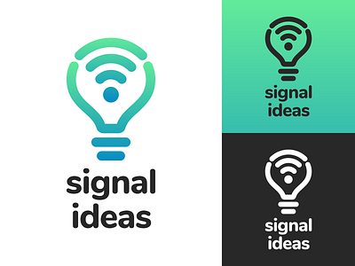 Signal Ideas Logo Design brand branding connection connectivity creative creativity design graphic graphics icon idea identity illustration logo signal vector wifi