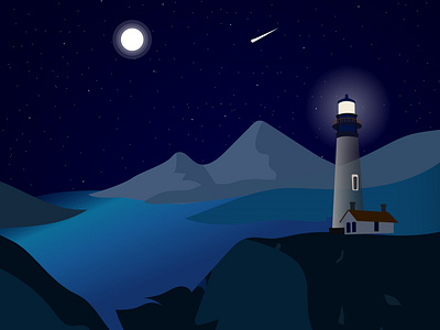 Light House illustration illustration art lighthouse