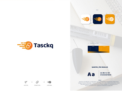 Tasckq LOGO app icon app logo brand identity branding design colorfull logo letter logo logo app logo design personal branding tasckq logo task