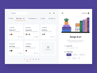 Project Management Dashboard by Mira for Sunday Crew on Dribbble