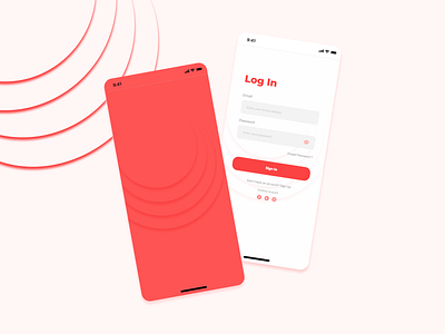 Login App UI design