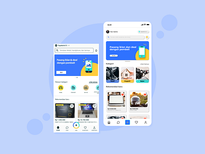 Redesign Home Page App OLX