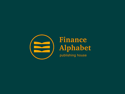 Finance Alphabet alphabet book bookkeeping books brand branding coin coins finance finances for sale logo logotype money money management publish publishing publishing house