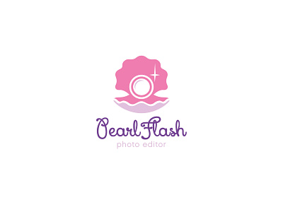 Pearl Flash app application branding for sale logo logotype pearl photo photo app photo edit photo editor